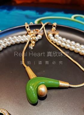 heart意大利中古风格饰品经典项链女小众设计高级感手工