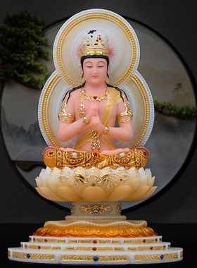 大日如来汉白玉佛像如来佛祖阿弥陀佛释迦摩牟尼家用客厅桌面摆件