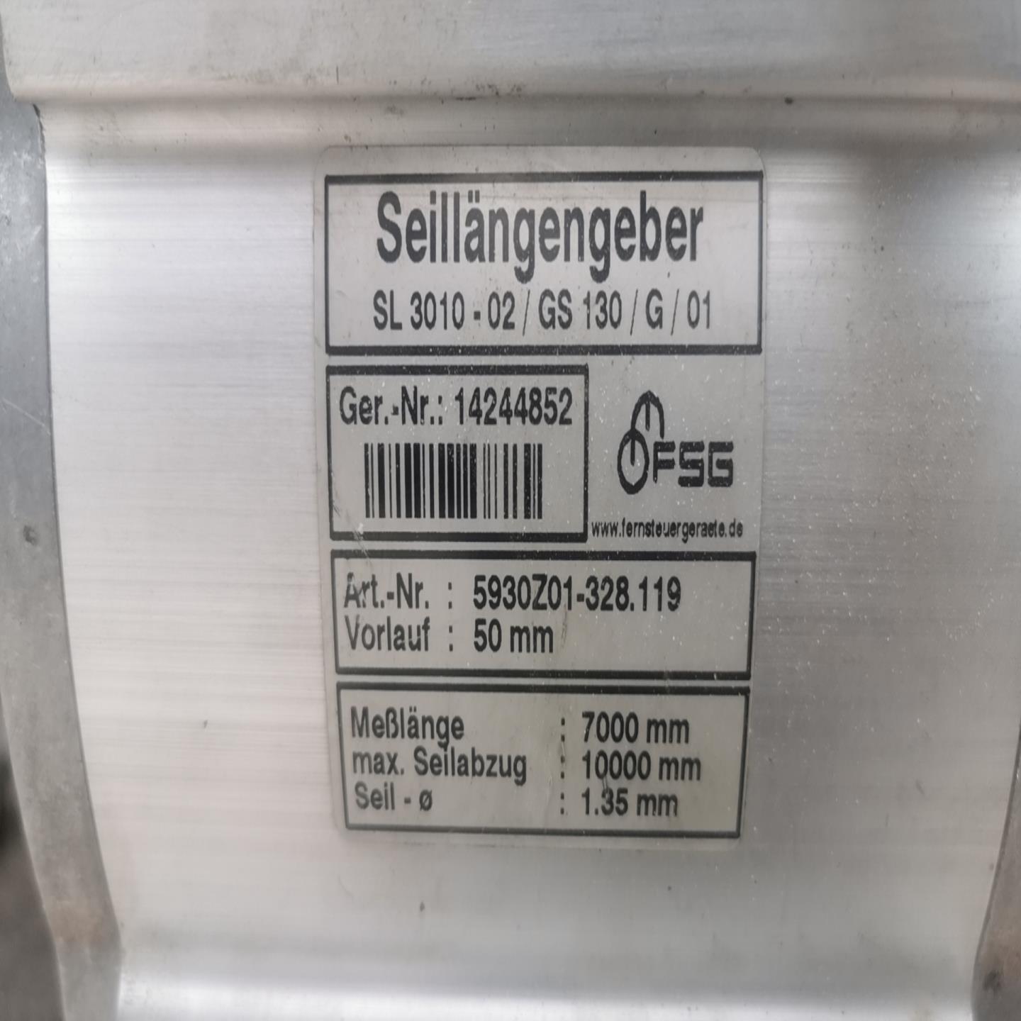 FSG SL 3010-02GS 130 G01 5930Z01-328119传感器