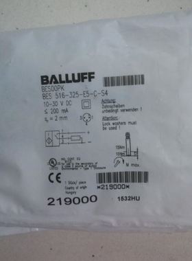 BALLUFF/巴鲁夫传感器BES516-325-G-E5-C-S4BES00PK