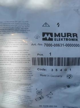 MURR连接器  7000-08601 7000-08611 7000-08631原装现货