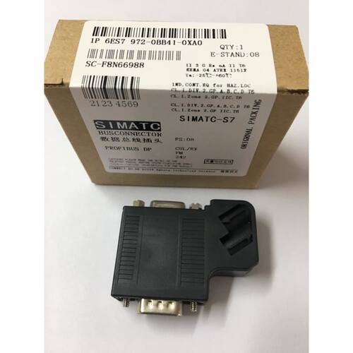 兼容6ES7972-0BB41-0XA0总线连接器，DP接头（35度带编程口)