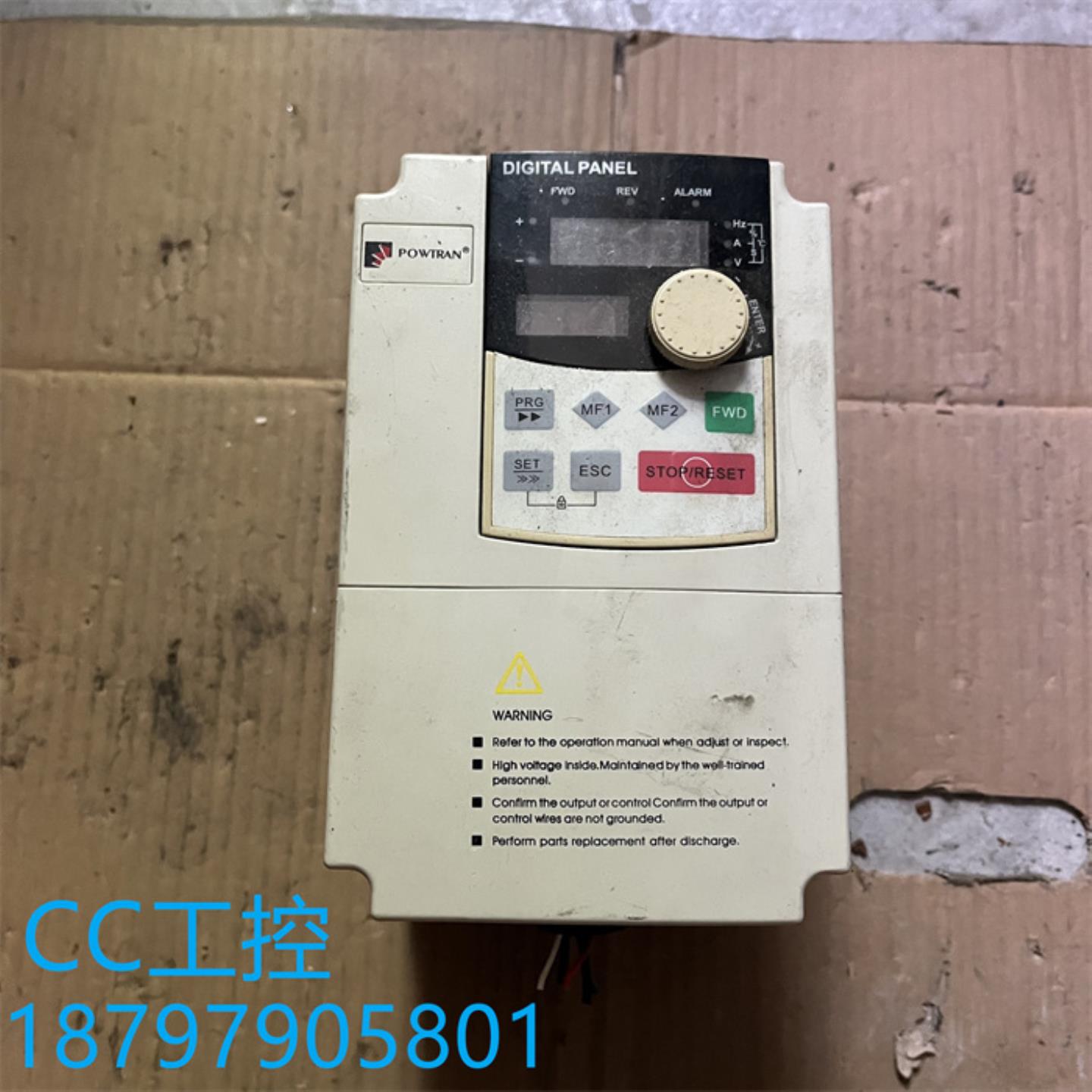 拆机普传POWTRAN变频器PI8100A1 R75G3 075KW 380V 现货质量