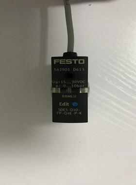 原装拆机FESTO费斯托SDE5-D10-FP-Q4E-P-K 542901压力传感器