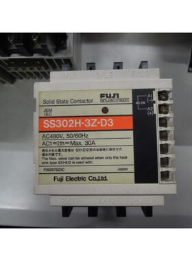 FUJI固态继电器SS302H-3Z-D330A带散热器SX1-E12