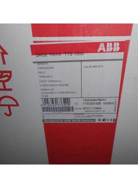 ABB Tmax塑壳断路器，T7S1000 PR232/P-LSI R1000 FF