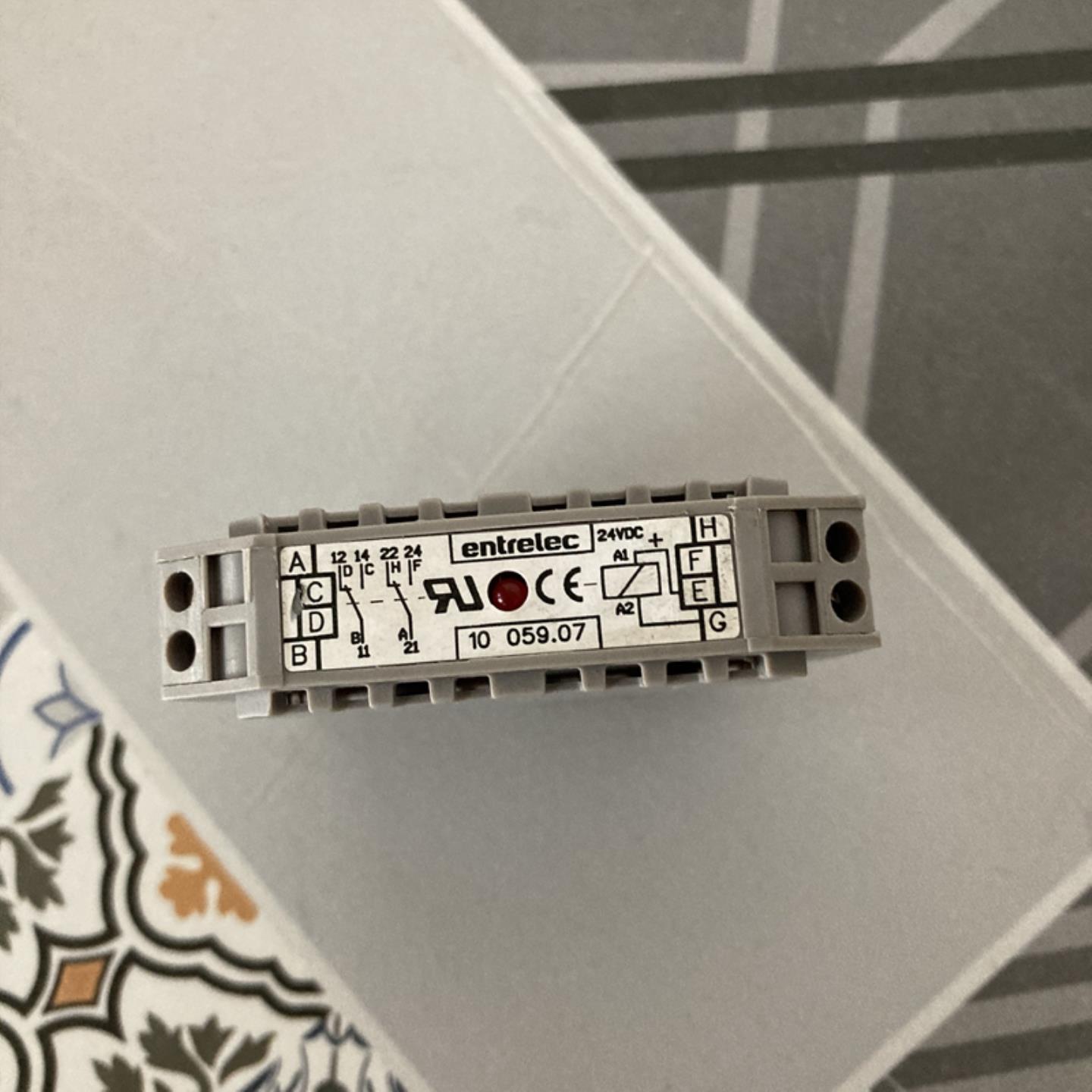 10-05907 1005907 24VDC原装德国ENTRELEC端子继电器  现货议价