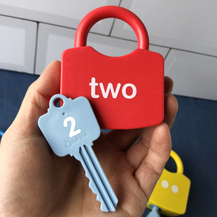 蒙氏教具小锁匠宝宝儿童早教益智玩具钥匙开锁箱2-3-4岁配对认知