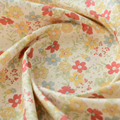 60支纯棉田园风小清新碎花手工diy连衣裙娃娃衣布料棉布暖阳棉语