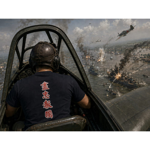 中国空軍盡忠報國棉T抗战胜利