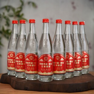 本味天成春台三年原浆60度（8瓶/箱）清香纯粮酿造高度白酒500ml