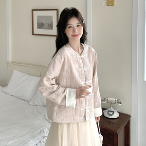 大货已出 新款 薄款新中式风外套2311-P155控228图片