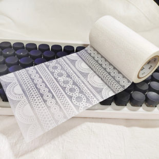 循环分装 日本MT不织布胶带 MT CASA SHADE 白色 蕾丝带  灯罩