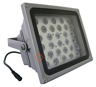 便携DC12V供电白光/红外850/940nm多波长角度可切换变30W补光灯源