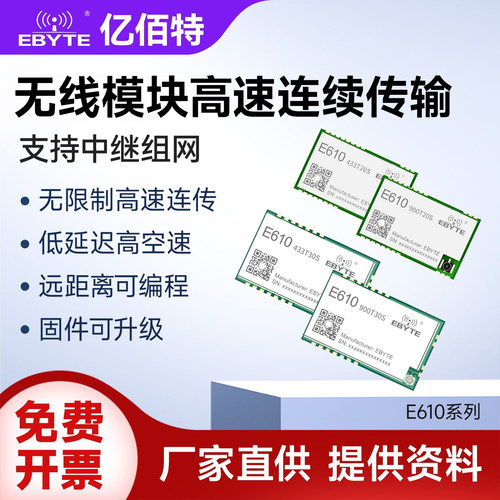 亿佰特无线高速连续传输模块