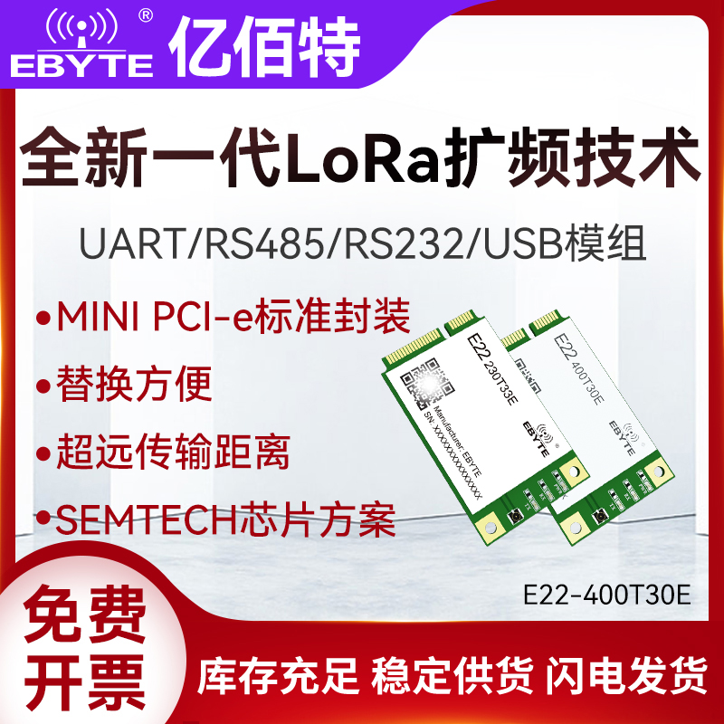 新一代LoRa无线扩频模块