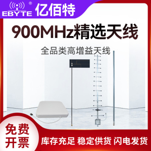 亿佰特900MHz定向平板玻璃钢八木天线大功率RFID高频室外高增益