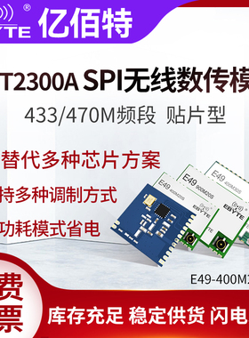 亿佰特433M无线通信射频贴片模块低功耗CMT2300A替CC1101/SI4463
