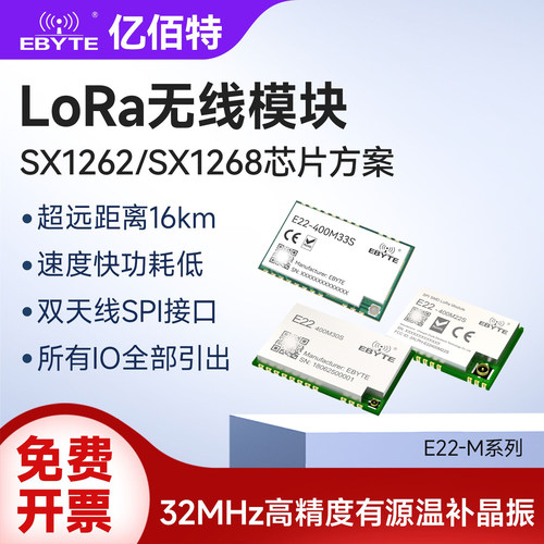 亿佰特无线通信新一代LoRa模块