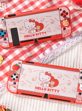 极想 任天堂Switch保护壳套OLED硬壳分体式ns2可插底座游戏机配件