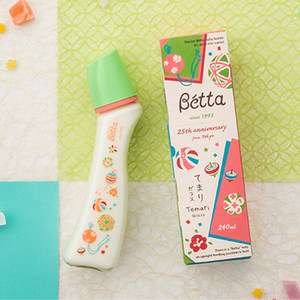 日本原装betta玻璃奶瓶防胀气