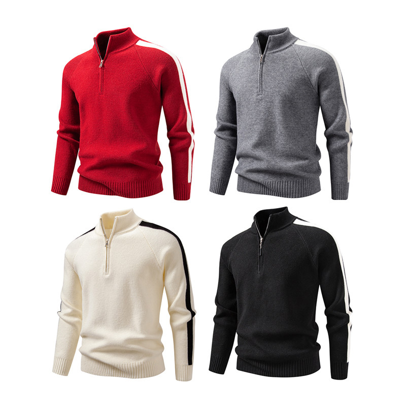 跨境外贸2025新款毛衣针织衫亚马逊速卖通个性上衣潮保暖外套