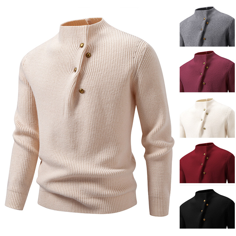 跨境外贸2025新款毛衣针织衫亚马逊速卖通个性衣服潮外套