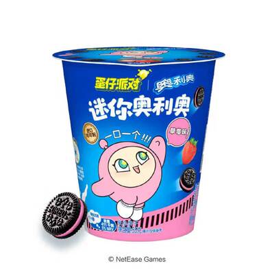 包邮奥利奥 Oreo mini55g草莓味夹心儿童小饼干零食包装随机