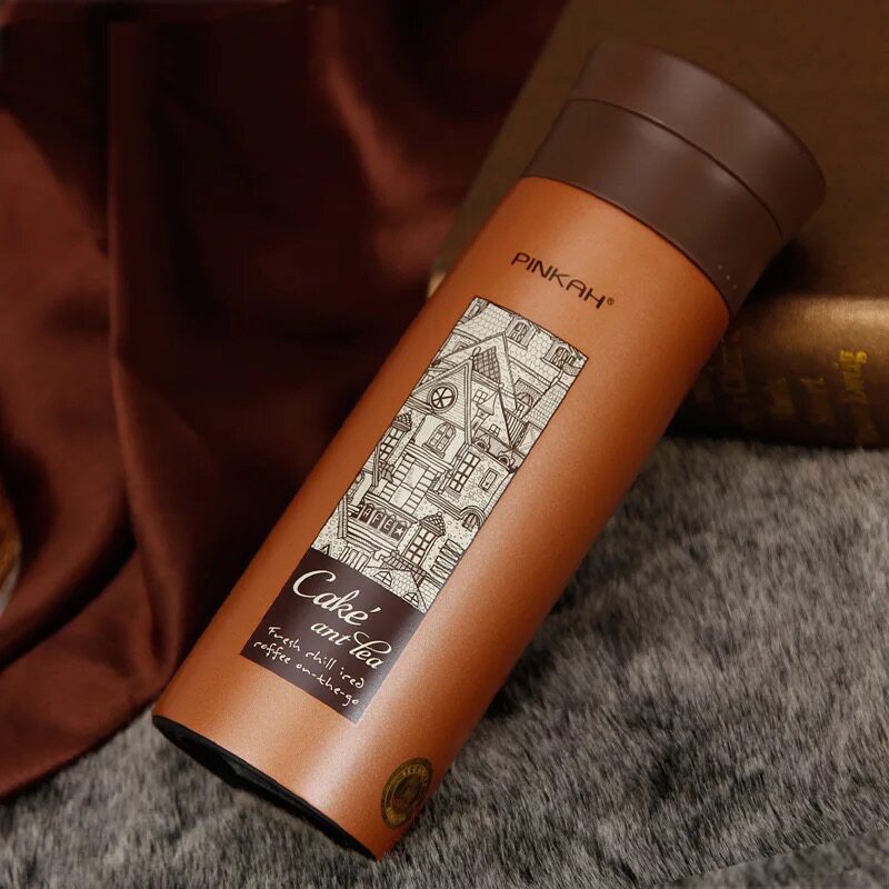 PINKAH品家家品经典保温杯316L不锈钢泡茶杯便携耐摔