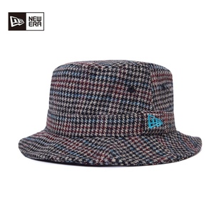 秋冬季 NEW 情侣款 男女同款 保暖千鸟格渔夫帽BUCKET走边帽 ERA正品