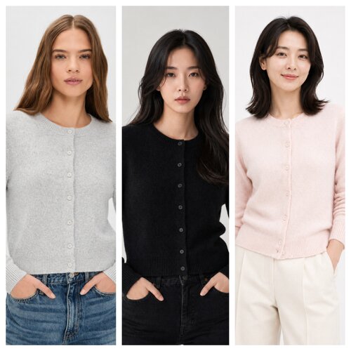 外贸尾货圆领短款开衫女大码