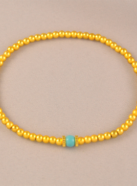 新款铜镀金女款小众百搭合金手链