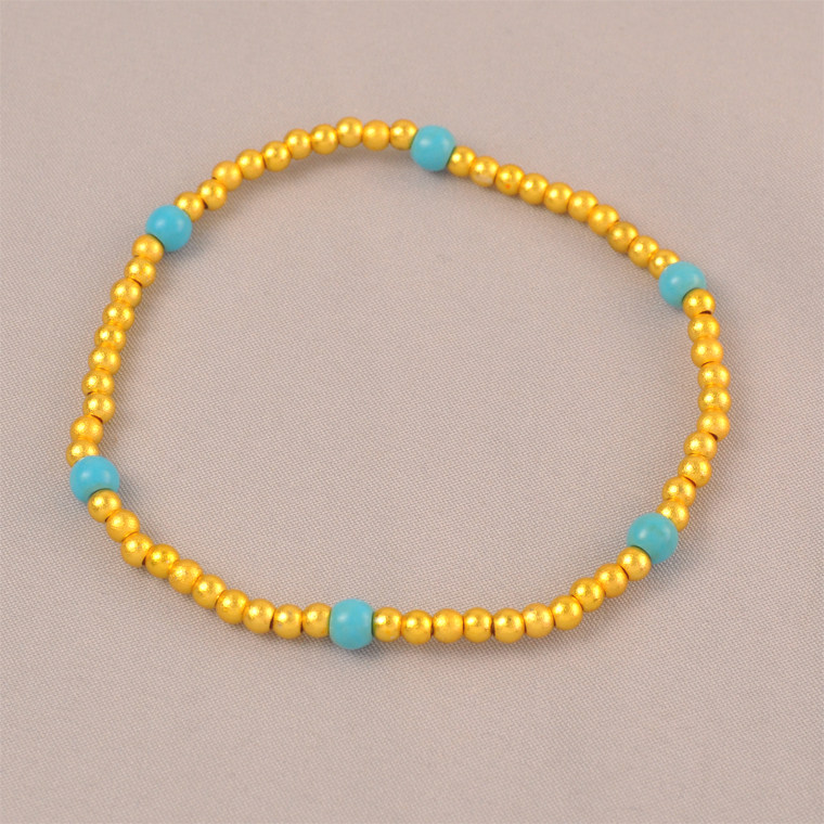 原创铜镀金百搭手链送女友