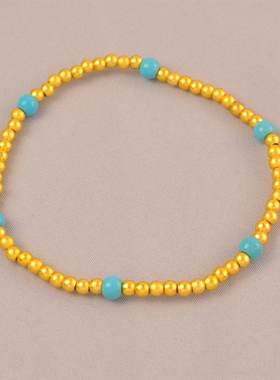 原创铜镀金百搭手链送女友