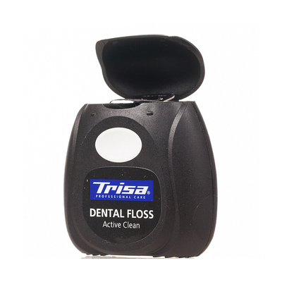 trisa活性炭牙线清除齿间残留物