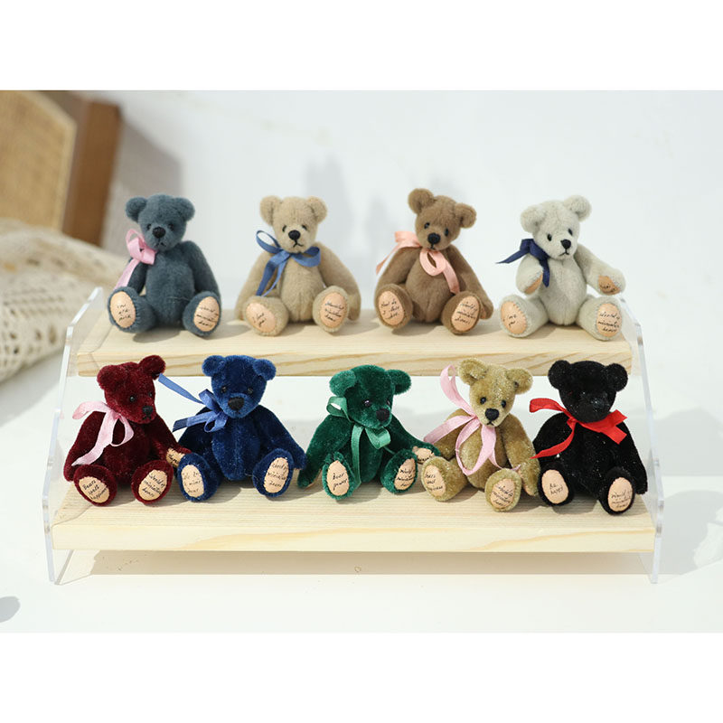 店主疯了9—美国进口正版迷你泰迪熊收藏玩具可爱礼物—看好尺寸