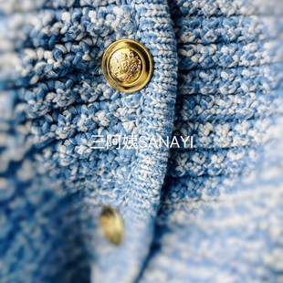 法国BA 翻单N次的小香风针织开衫