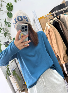 绒感 廓形 圆摆 户外T