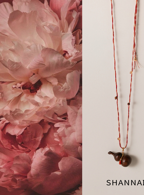 shannai原创天然沉香葫芦项链