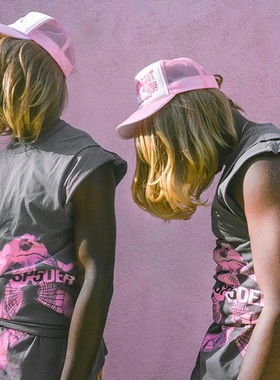 Young Thug 明星同款 Spder 555555 印花无袖背心T恤潮宽松男女