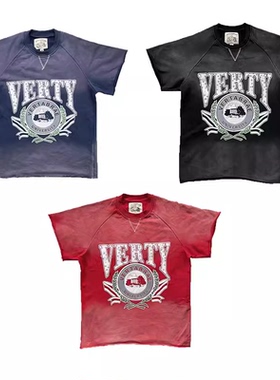 Vertabrae Verty University Crew Neck 洗水做旧美潮短袖T恤tee