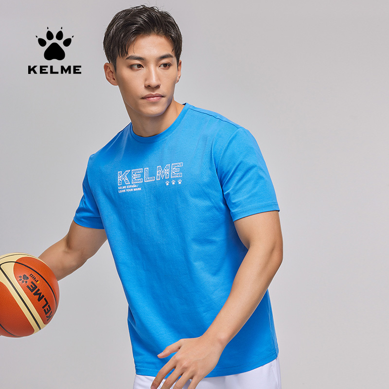 卡尔美运动服上衣T恤透气速干