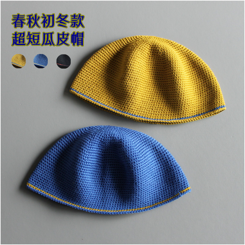 土豆夫人男女春秋冬季加短瓜皮帽