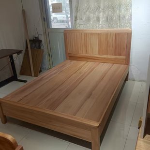 清样品实木床环保无味道儿童床双人床