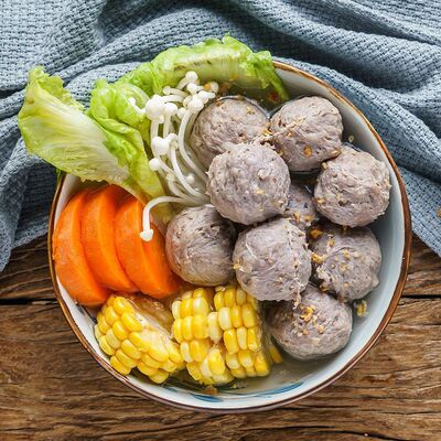 潮汕牛筋丸500g正宗手打手工潮州汕尾头特产火锅牛肉丸子烧烤食材