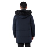 现货全中老年羽绒服男外套加厚时尚羽绒服工作服爸爸装yr238-P210，男装羽绒服，星座1210A