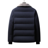 冬爸爸装商务休闲中老年加厚羽绒服外套翻领短款上衣男2583-P150，男装羽绒服，星座1210A