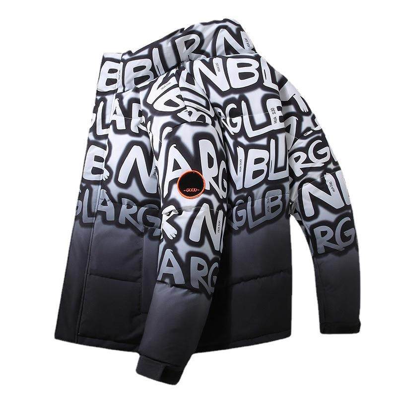 男士羽绒服短款冬季加厚外套立领青少年学生冬装潮时尚6515-P100,男装羽绒服,星座1210A