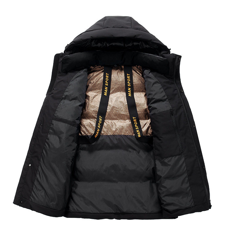 冬装短款90%鹅绒羽绒服连帽男士防寒外套羽绒服H85-P245388元,男装羽绒服,星座1210A