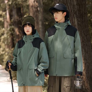 冬防水情侣三合一冲锋衣户外运动轻薄羽绒服内胆可拆分yr231-P230图片